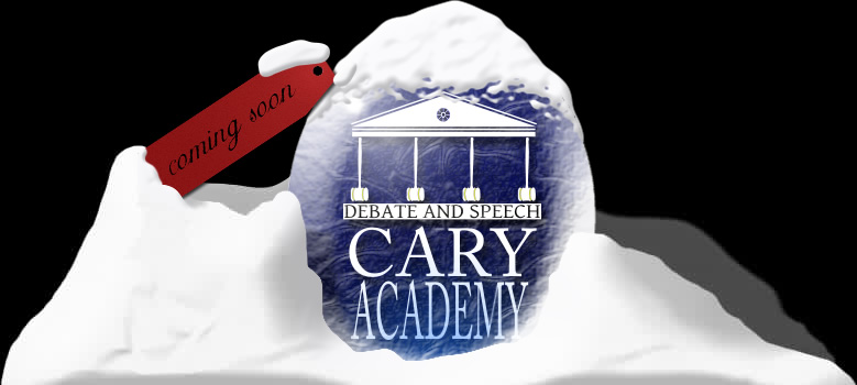 Cary Academy Debate and Speech Website &mdash; Coming Soon